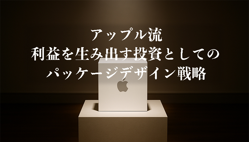 アップル流、利益を生み出す投資としてのパッケージデザイン戦略