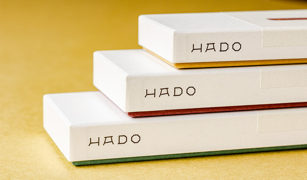 和包丁ブランド、HADO、貼箱、村上紙器工業所