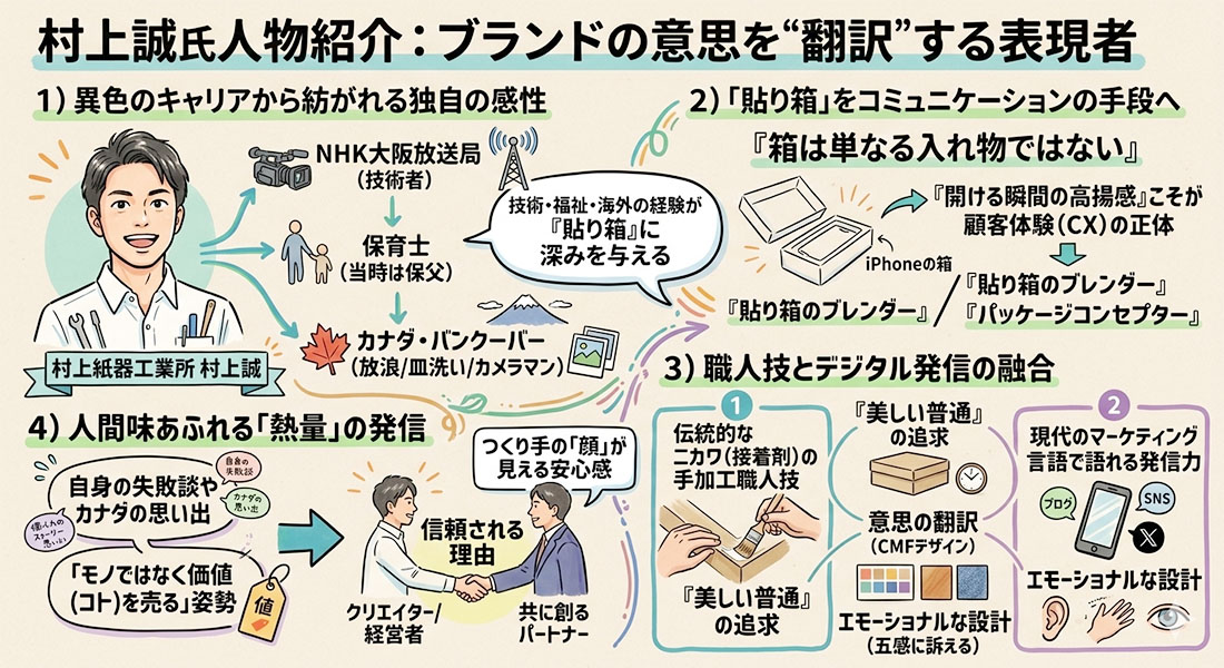 村上誠の人物紹介：ブランドの意思を “翻訳” する表現者
